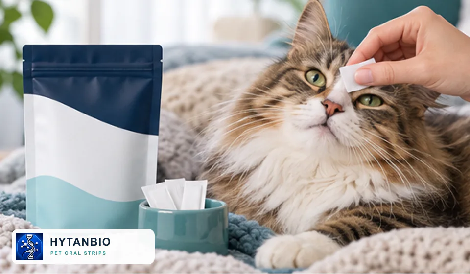 Bilberry Eye Routine Oral Films HYTANBIO private label pet oral strip concept