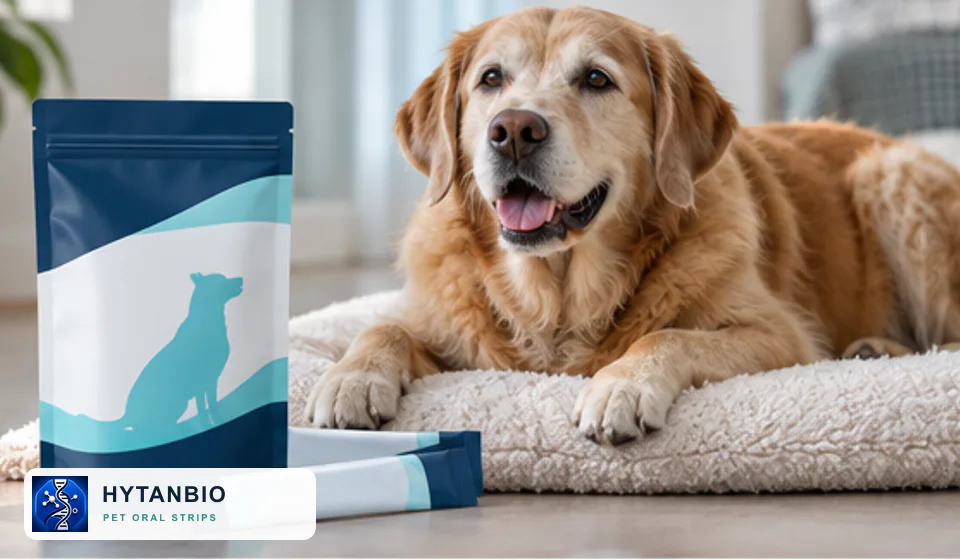 MSM Active-Life Oral Films HYTANBIO private label pet oral strip concept
