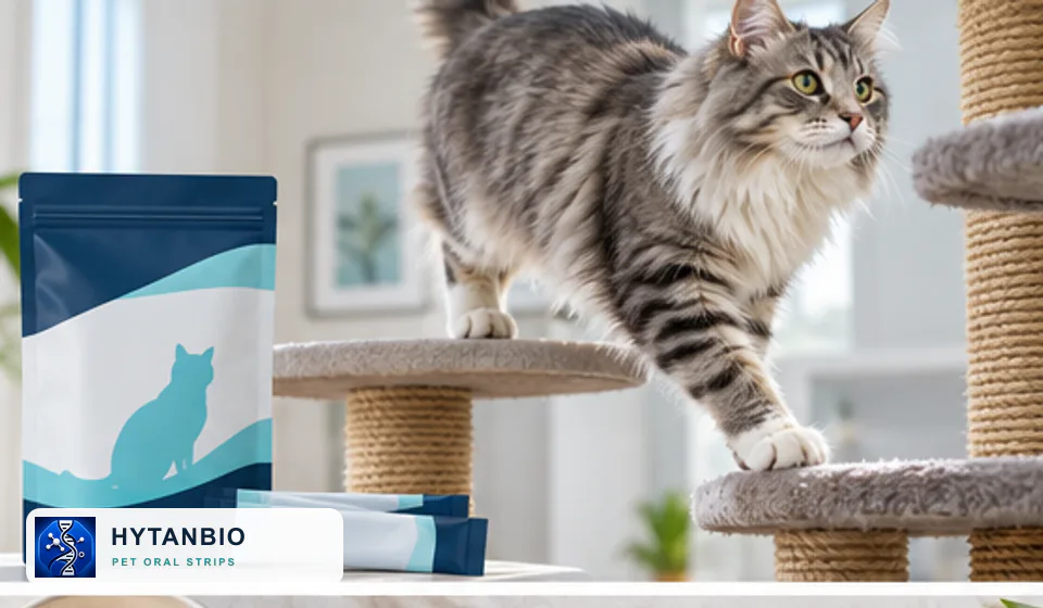 Green-Lipped Mussel Mobility Films HYTANBIO private label pet oral strip concept