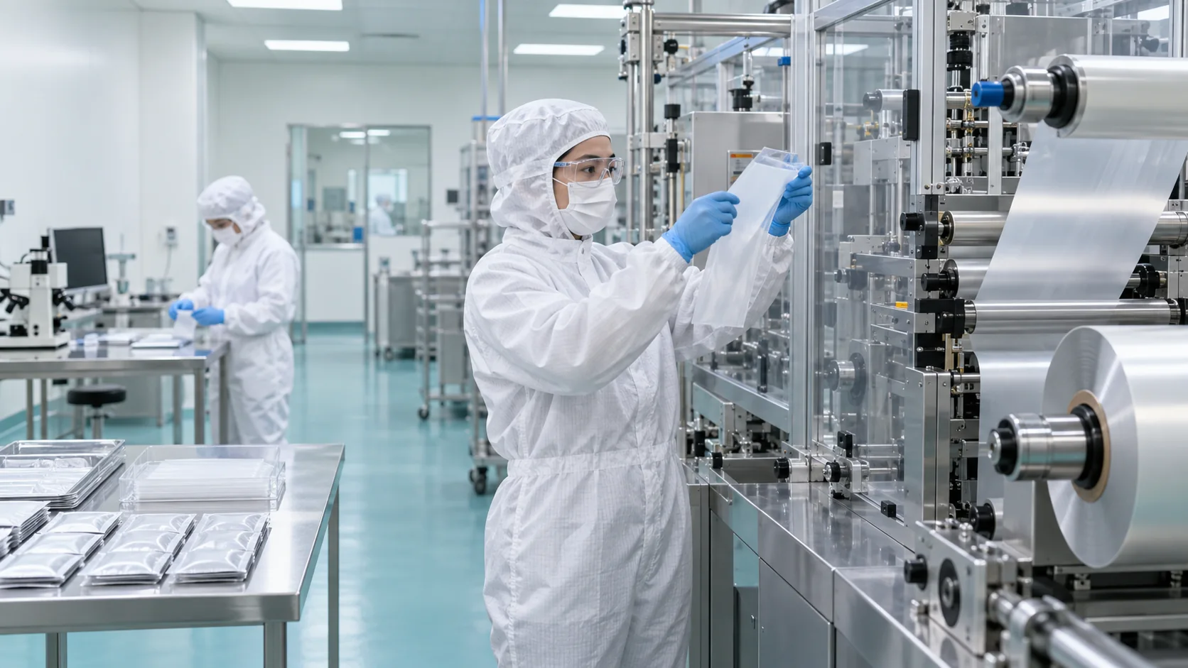 Quality control of thin oral film and individual sachets